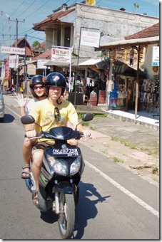 Riding Ojek on Bali