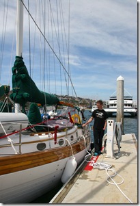 Filling the Tanks at the San Diego Police Dock