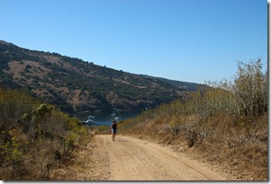 Jen Hiking on Santa Cruz
