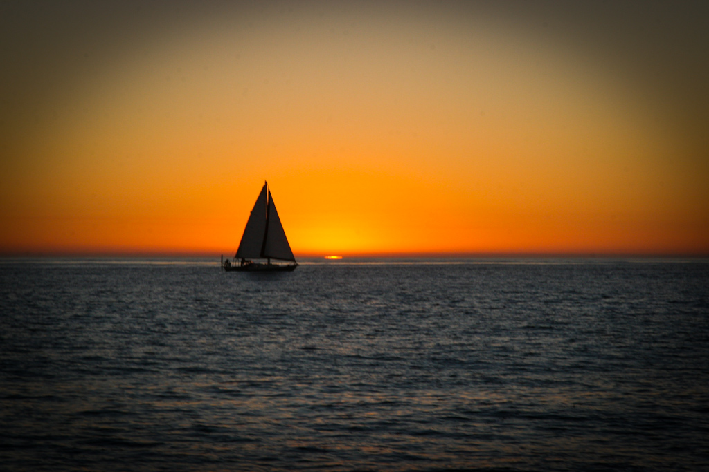 Sunset Leaving San Diego