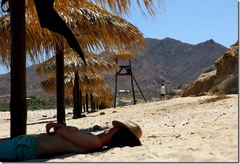 Relaxing on the Beach at Los Frailes